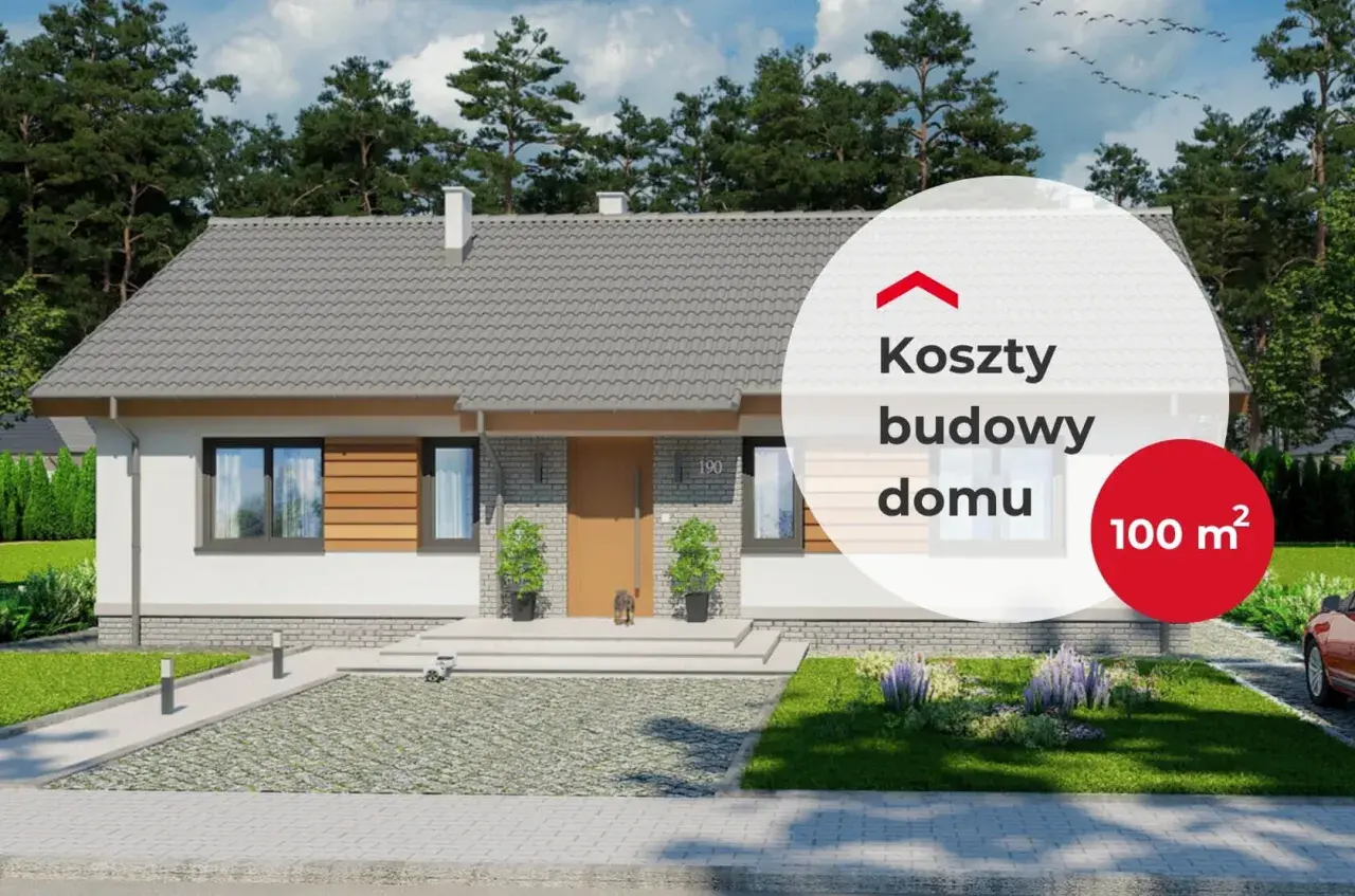 Nowoczesny dom jednorodzinny, idealny dla rodziny. Sprawdź nasze projekty domów do 100m2 i poznaj koszty budowy.